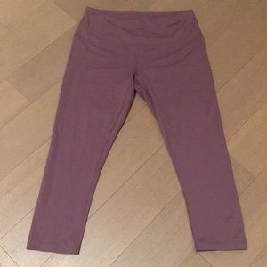 Purple mauvey ankle length yoga/athletic leggings
